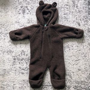 L.L.Bean Hi-Loft Fleece Winter Coveralls 6-12 mo